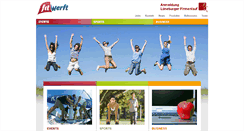 Desktop Screenshot of fitwerft.de